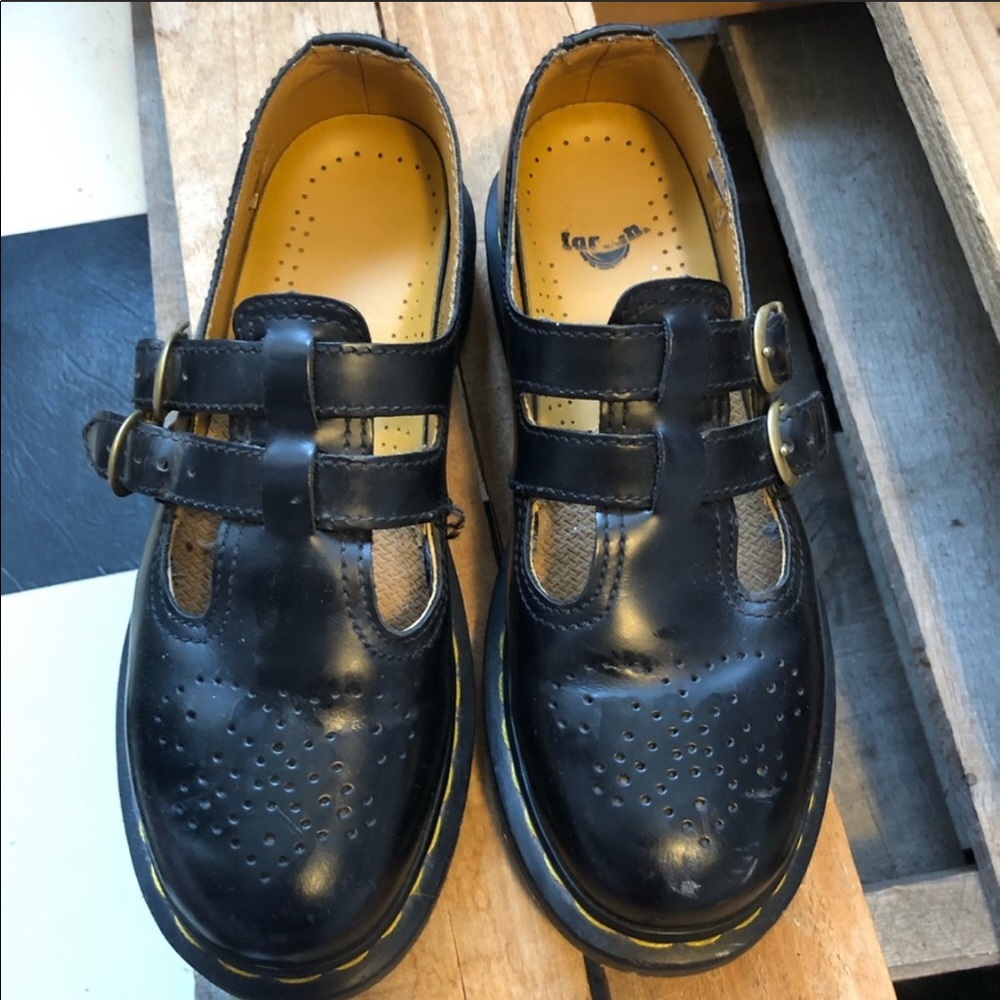 Doc Martens Black Leather Mary Janes